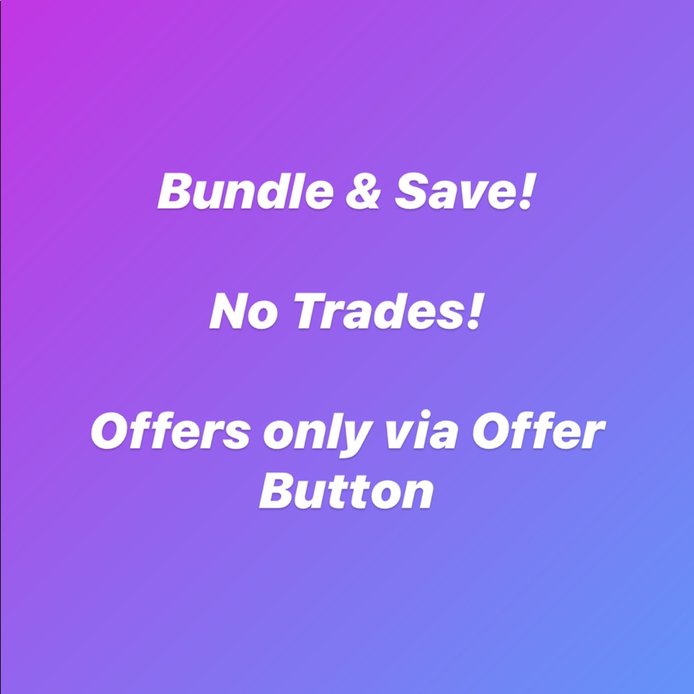 No Trades! Offers Only via Offer Button